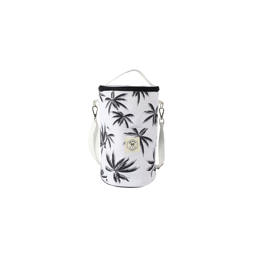 Good Vibes Barrel Outdoor Cooler Bag Havana Print Camping Outdoors 34x20cm
