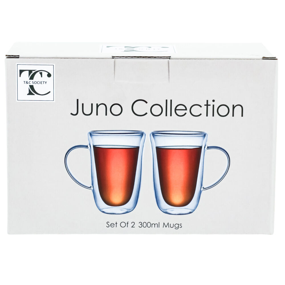 NF Living Serving Clear Mug 300ml Solid Double-Walled (2 Pieces) — image 3