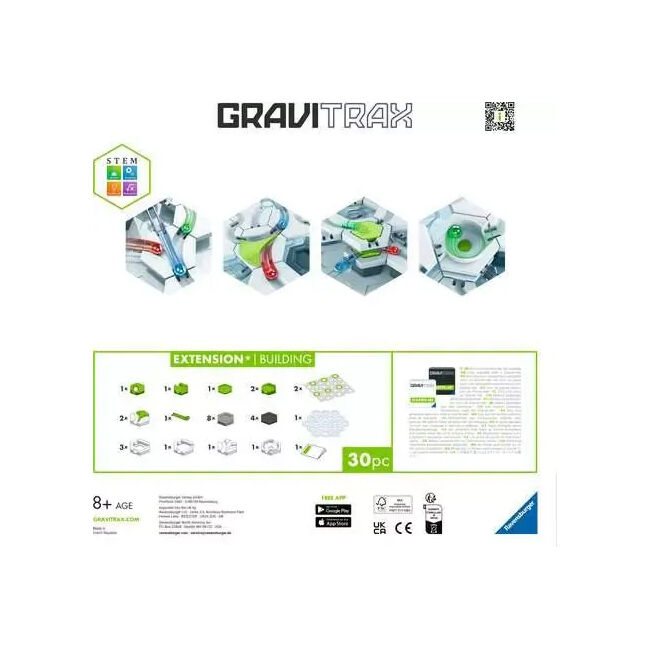 Ravensburger GraviTrax - Extension Building 30 Pc Marble Track System Ages 8+ By Ravensburger — image 2