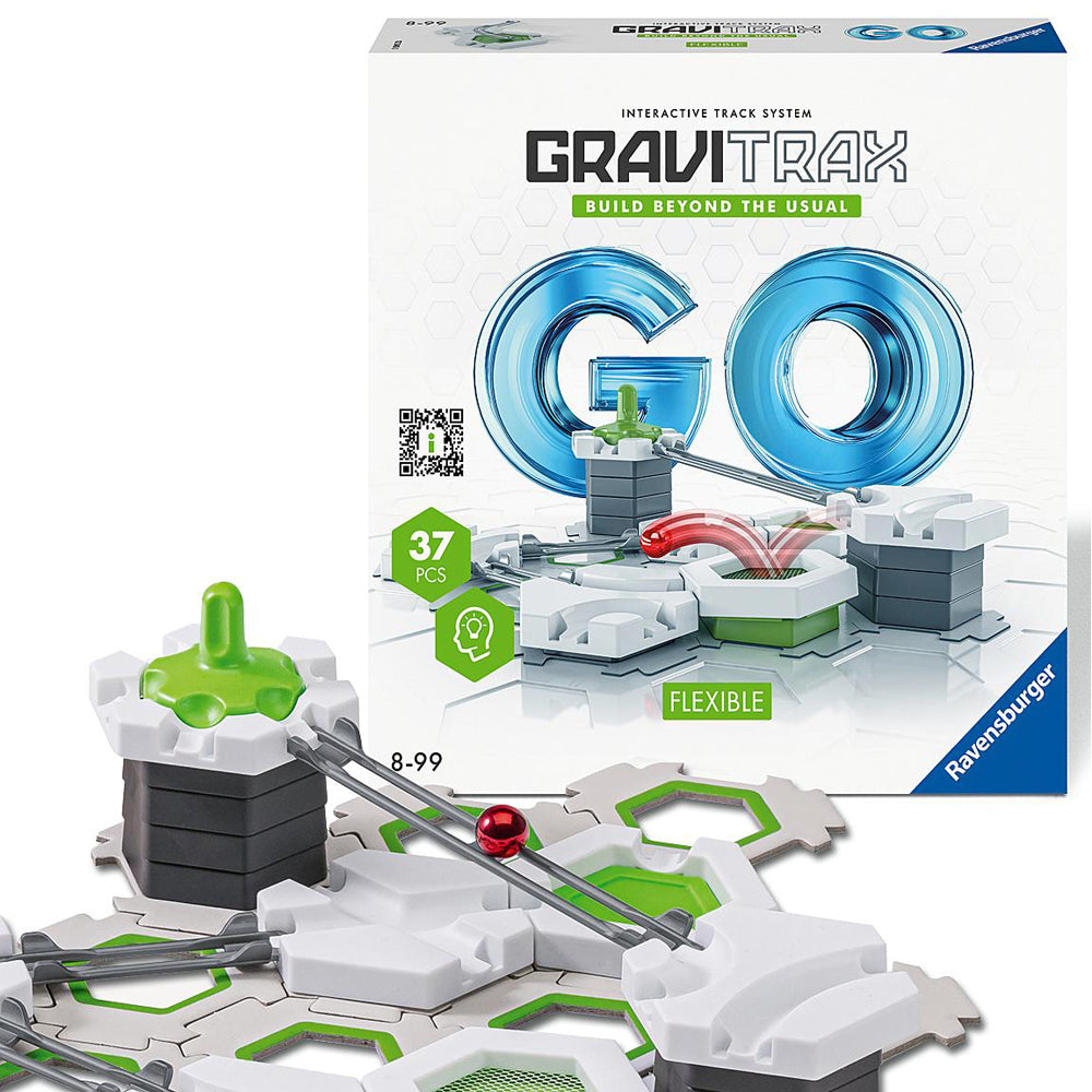Gravitrax GO Flexible Marble Run STEM Toy Set Build/Play Kids/Family 8y+ (37 Pieces)