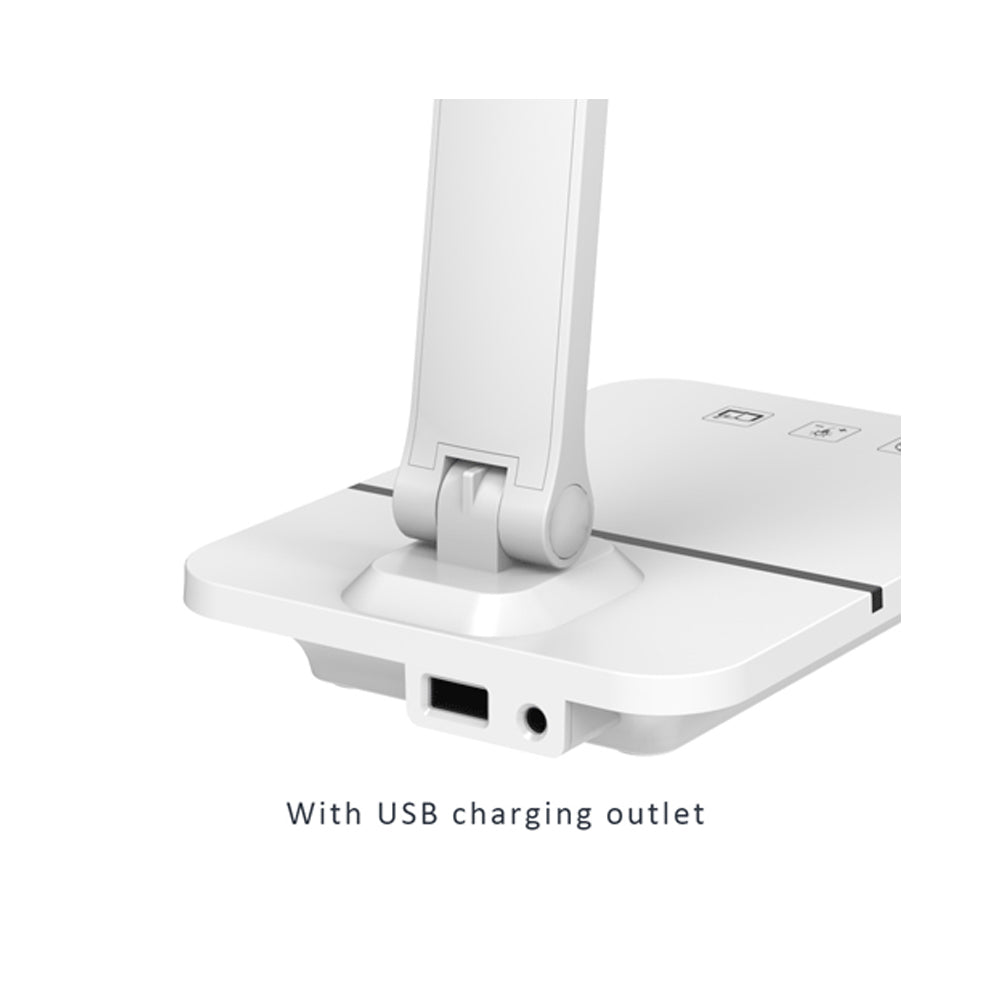 Sansai Smart LED Adjustable Position Dimmable Desk Lamp w/ USB Outlet 7W 450lm — image 3