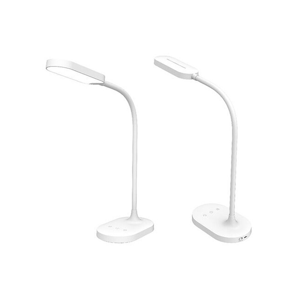 Sansai White USB-C Rechargable LED Desk Lamp Adjustable Brightness/Colour — image 3