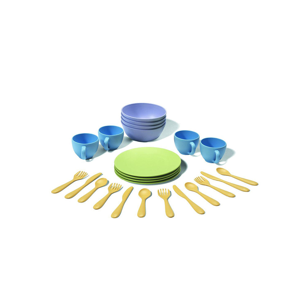 Green Toys Dish Set Kids/Childrens Pretend Imaginative Play Toy Playset 2+