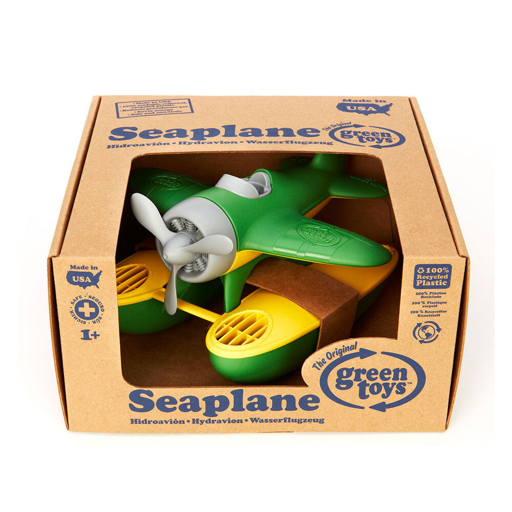 Green Toys Seaplane Sensory/Tactile Fun Water Play Kids/Toddler Bath Toy 1+