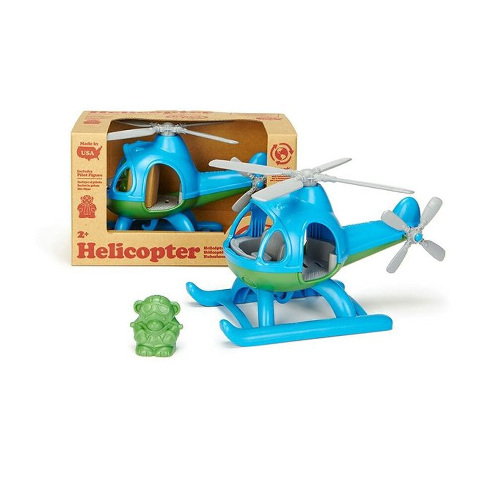 Green Toys Helicopter Chopper Blue Kids/Childrens Toy Vehicle Playset 2+ — image 2
