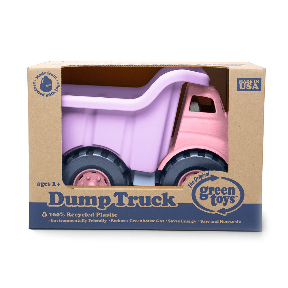 Green Toys Dump Truck Pink Kids/Childrens Toy Hauling Vehicle Playset 1+ — image 2