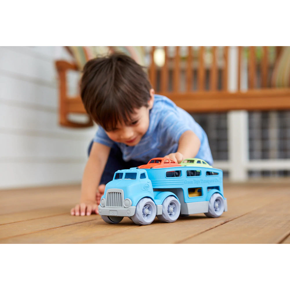 Green Toys 4pc Car Carrier Kids Transport Vehicle Play Toy Set — image 5