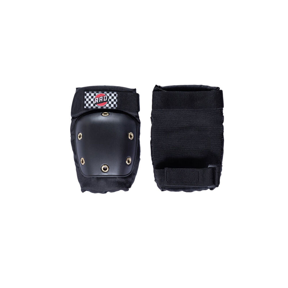 Rad Board CO Skate Elbow Protective Pad Set Street Park Guard Gear Set Black XL