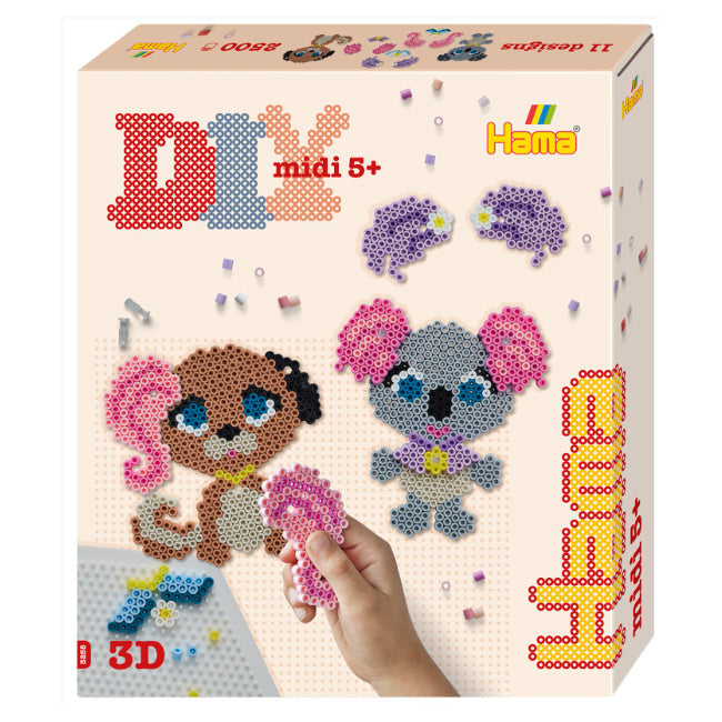 Hama Pet Salon Beads Kids/Children Building Fun Toy 5y+ Boxed Gift Set (2500 Pieces)