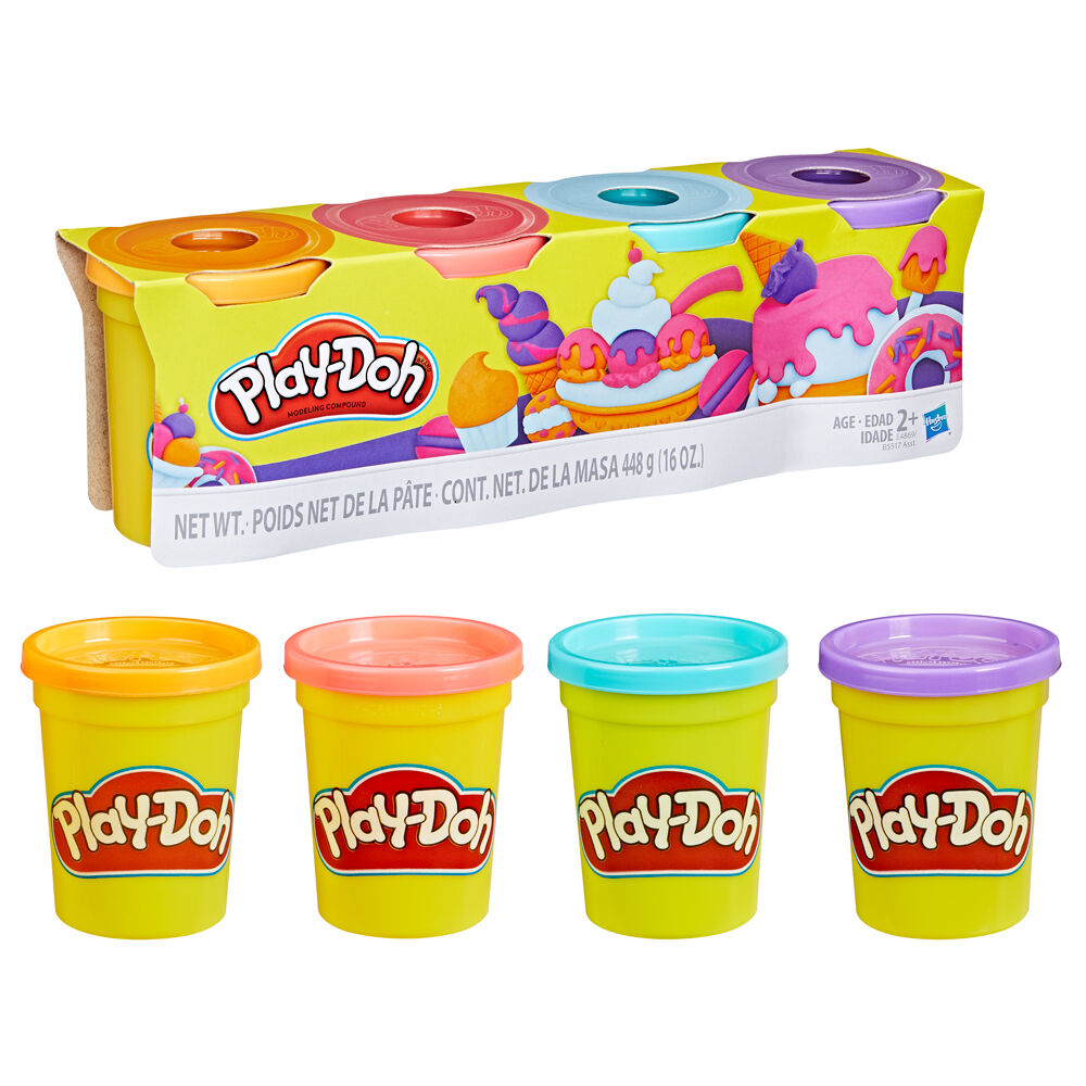 Hasbro 4pc Hasbro Play-Doh Crafting Classic Children's Modelling Set 24M+ Assorted (4 Pack) — image 5