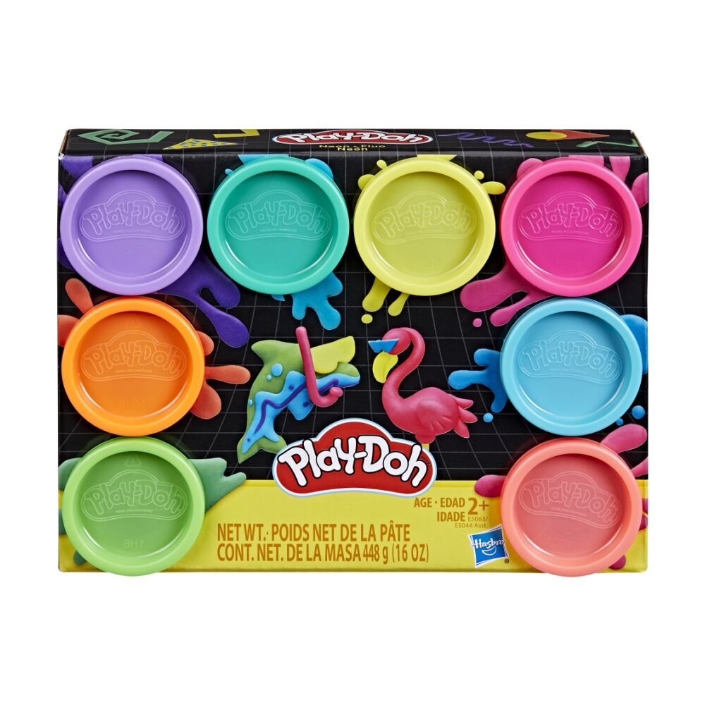 Playdoh 8pc Play-Doh Kids Modelling Compound Set Various Colours 24m+ Assorted (4 Pack) — image 8