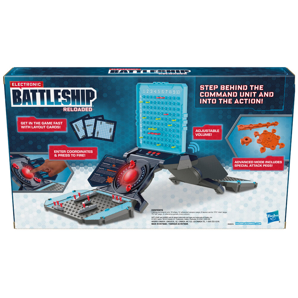 Hasbro 8+ Battleship Electronic Strategic 2 Player Board Game — image 2