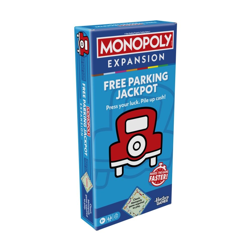 Monopoly Game Free Parking Jackpot Expansion Pack Compatible w/ Classic Edition — image 5