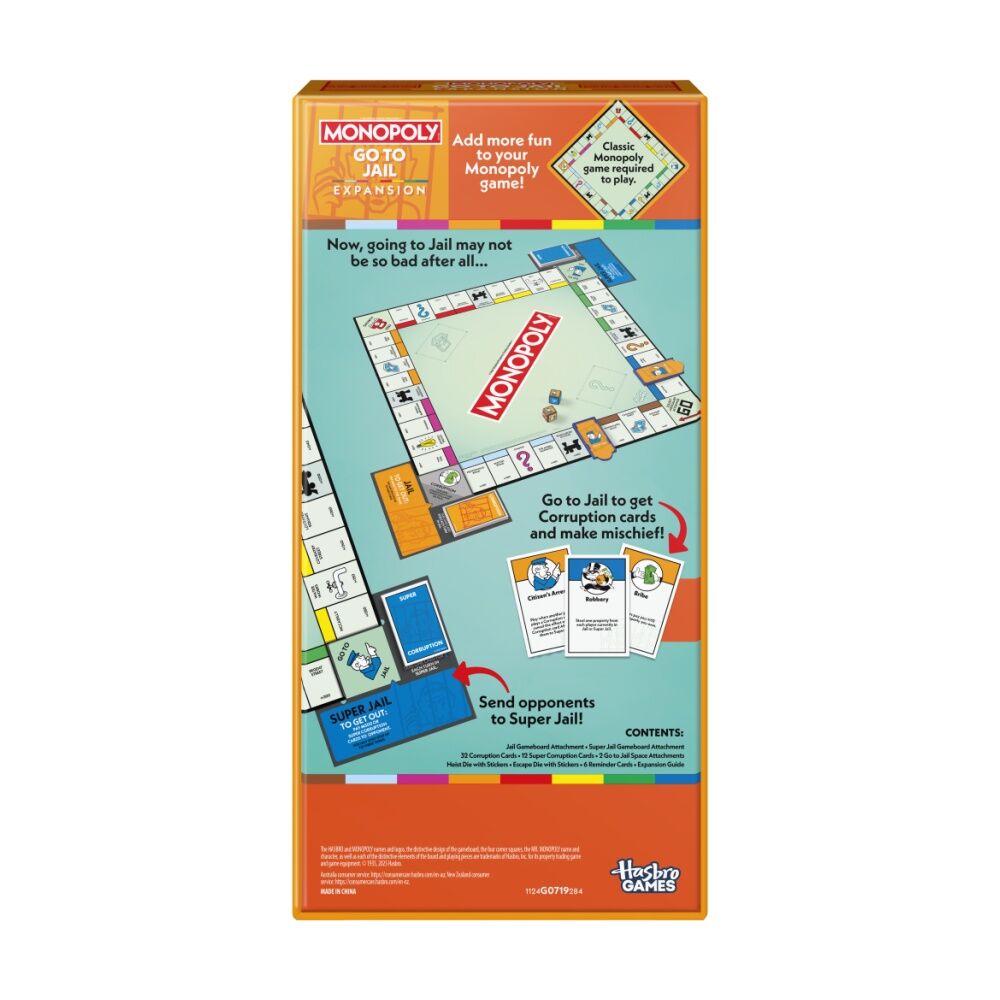 Monopoly Game Go To Jail Expansion Pack Compatible w/ Classic — image 8