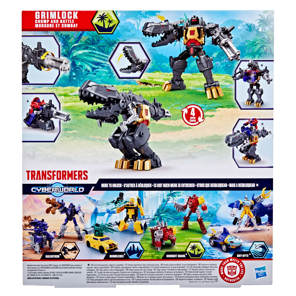 Hasbro Transformers Cyberworld Chomp and Battle Grimlock Action Playset 6y+ — image 3