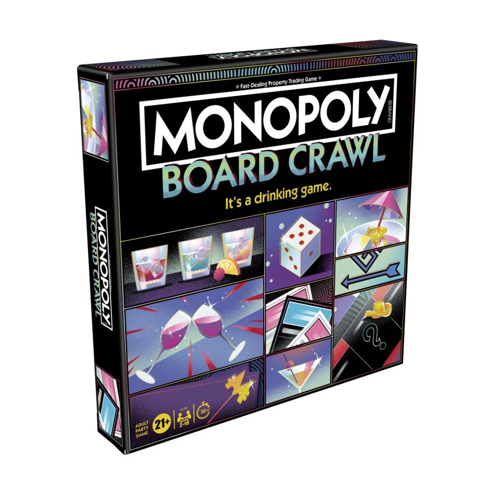 Monopoly Tabletop Game Adults Only Party Drinking Board Crawl Edition 21y+ — image 3