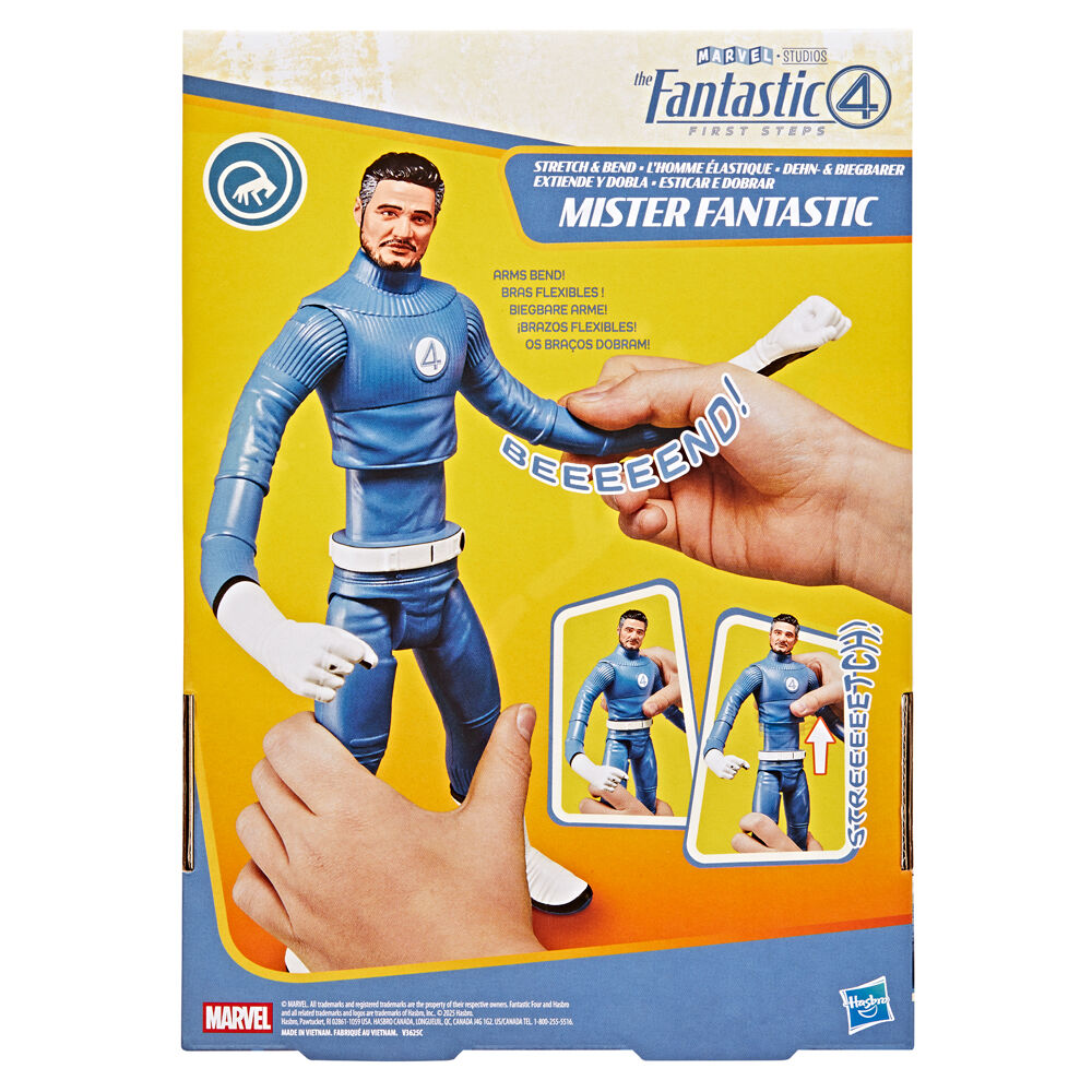 Hasbro Fantastic 4 Mister Fantastic Hero Figure Kids Action Toy 4y+ — image 2