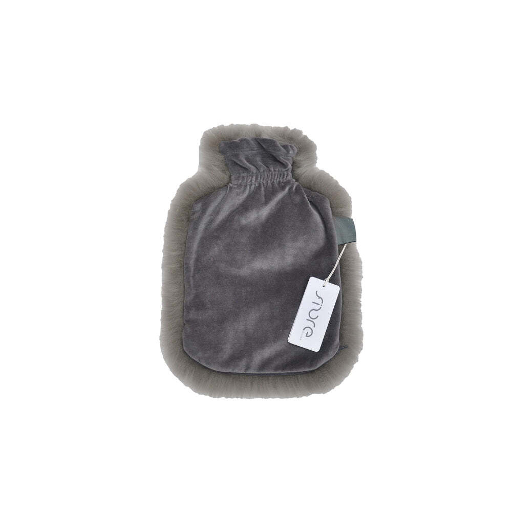 Huxford Grove The Gulgong Sheepskin Warmer/Bag Hot Water Bottle Cover Fossil — image 2