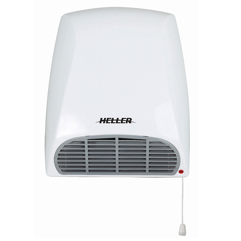 Heller 2000W Indoor Bathroom/Toilet Heater 32cm w/ Pull Switch Wall Mounted