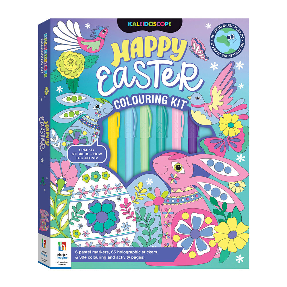 Kaleidoscope Happy Easter Colouring Activity Kit Kids/Children Fun Art Craft