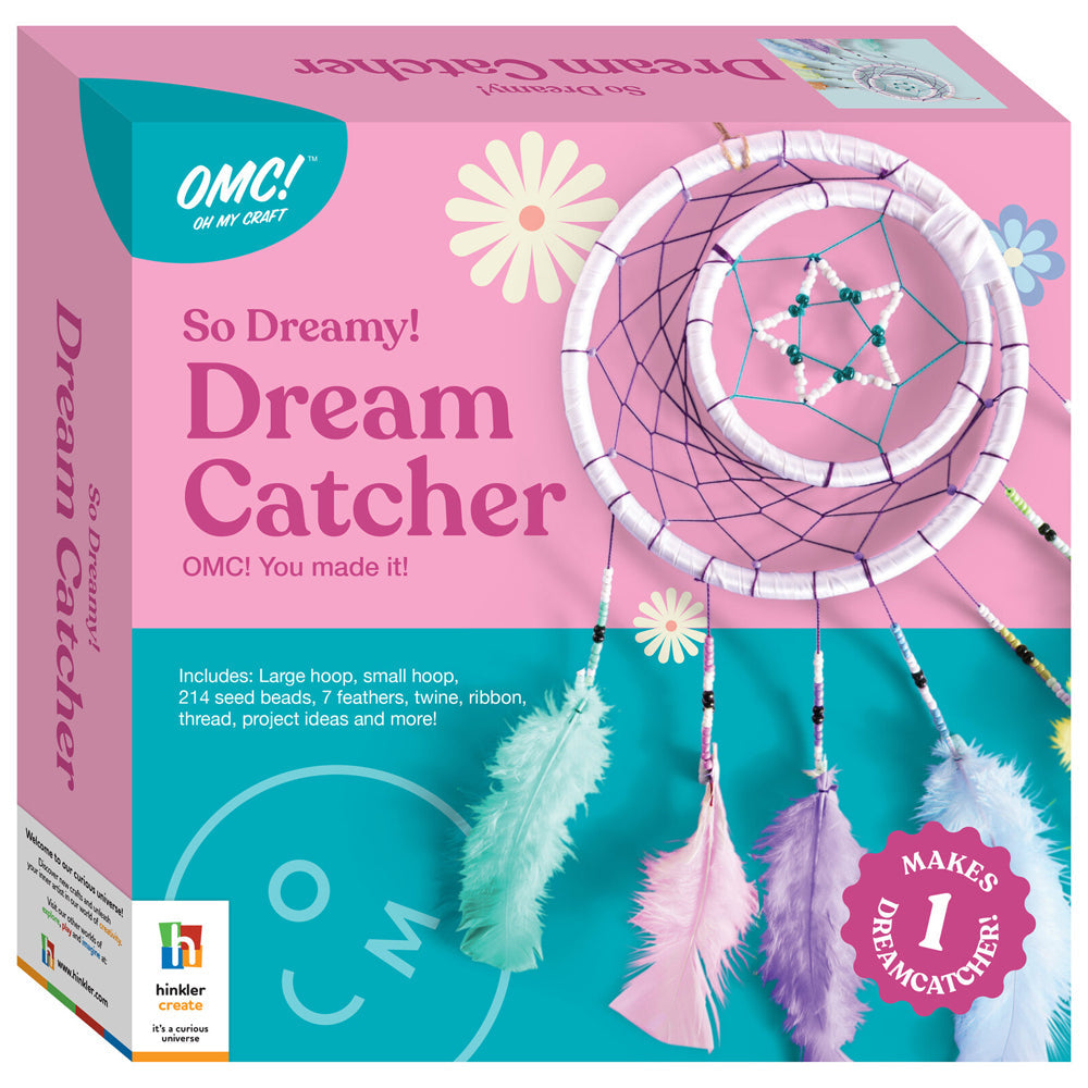 Omc! OH MY Craft Dreamcatcher Kids/Children DIY Craft Kit 22x56cm 14y+