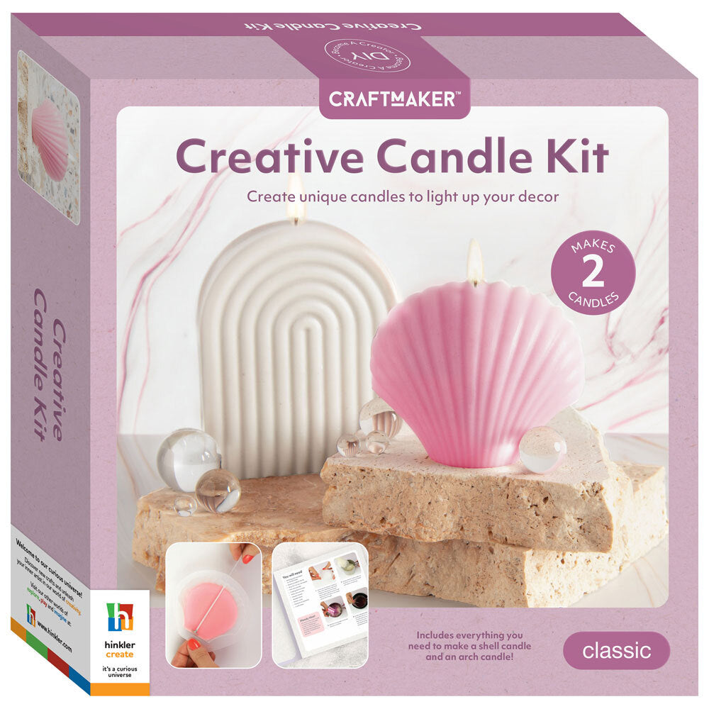 Craft Maker Creative Arch and Shell Shaped Candles Making Activity Kit