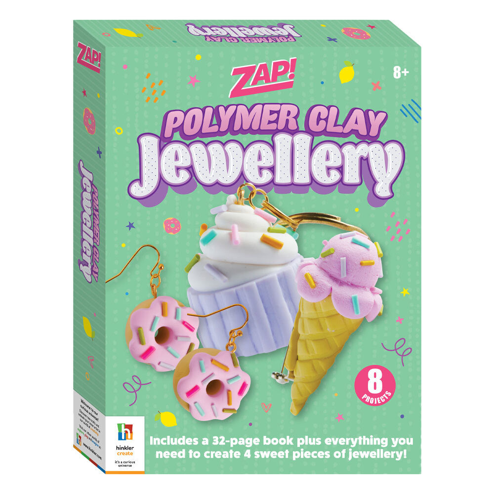 Zap! Extra Kids/Childrens Polymer Clay Jewellery Making Activity Kit 8Y+