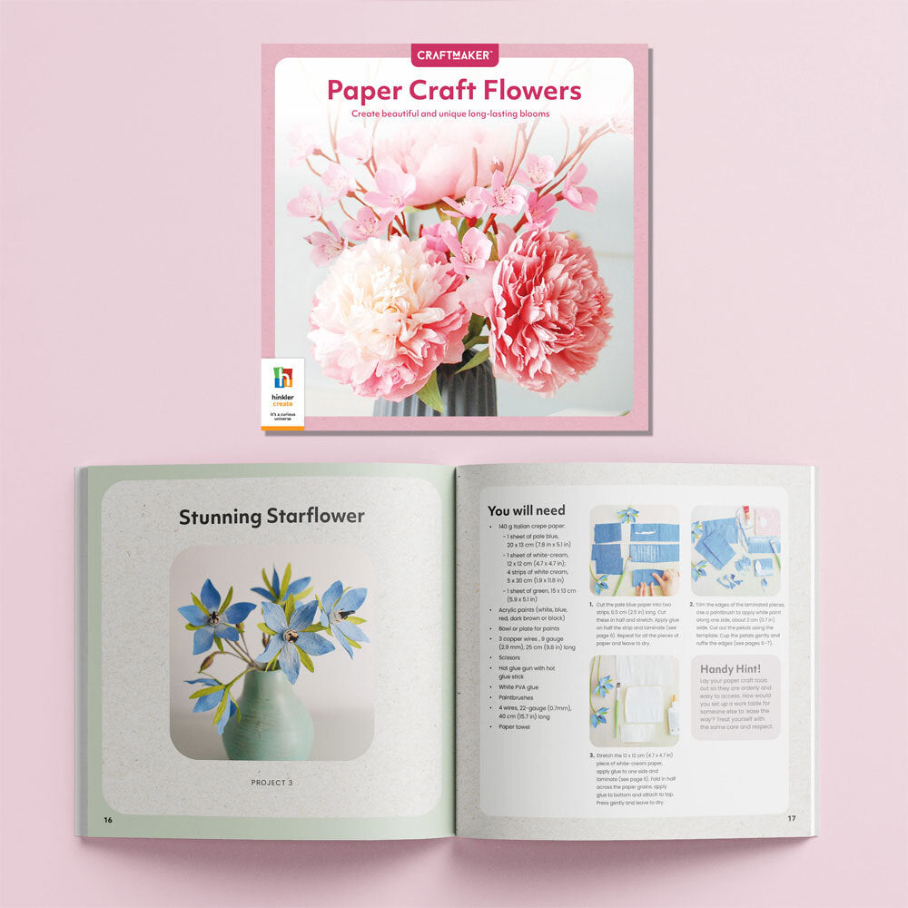 Craft Maker Paper Flowers Specialised Scrapbooking Crafting Kit Box Set — image 2