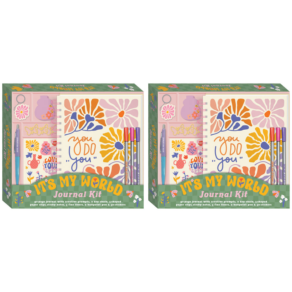 Kaleidoscope It's My World Journal Kit Creative Writing Kids Journal 8Y+ (2 Pack)