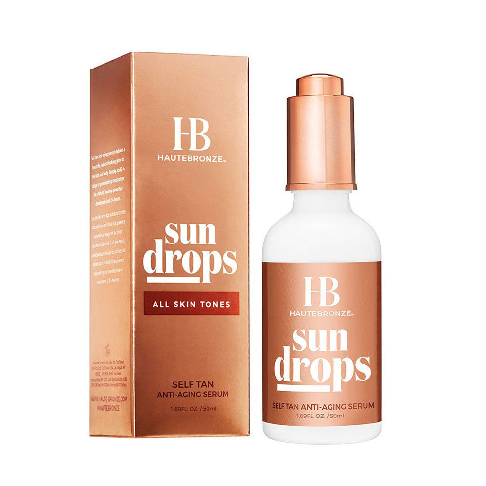 Hautebronze Haute Bronze 50ml Face/Body Sun Drops Self-Tanning/Tan Serum All Skin Tones