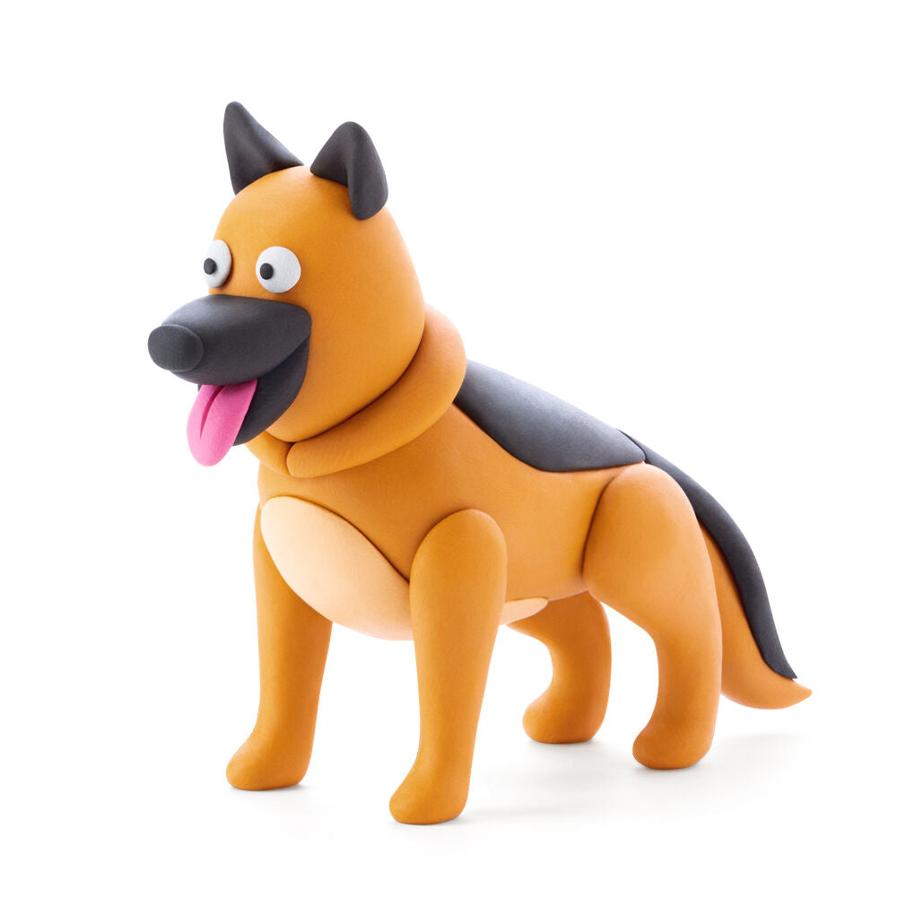Hey Clay 3y+ Dog Story Theme Modelling Set w/15 Colour Cans & 2 Tools — image 2