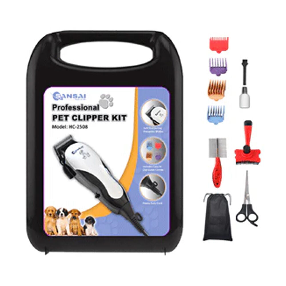 Sansai Professional Pet Hair Clipper/Trimmer Grooming Comb Kit for Cat/Dog — image 2