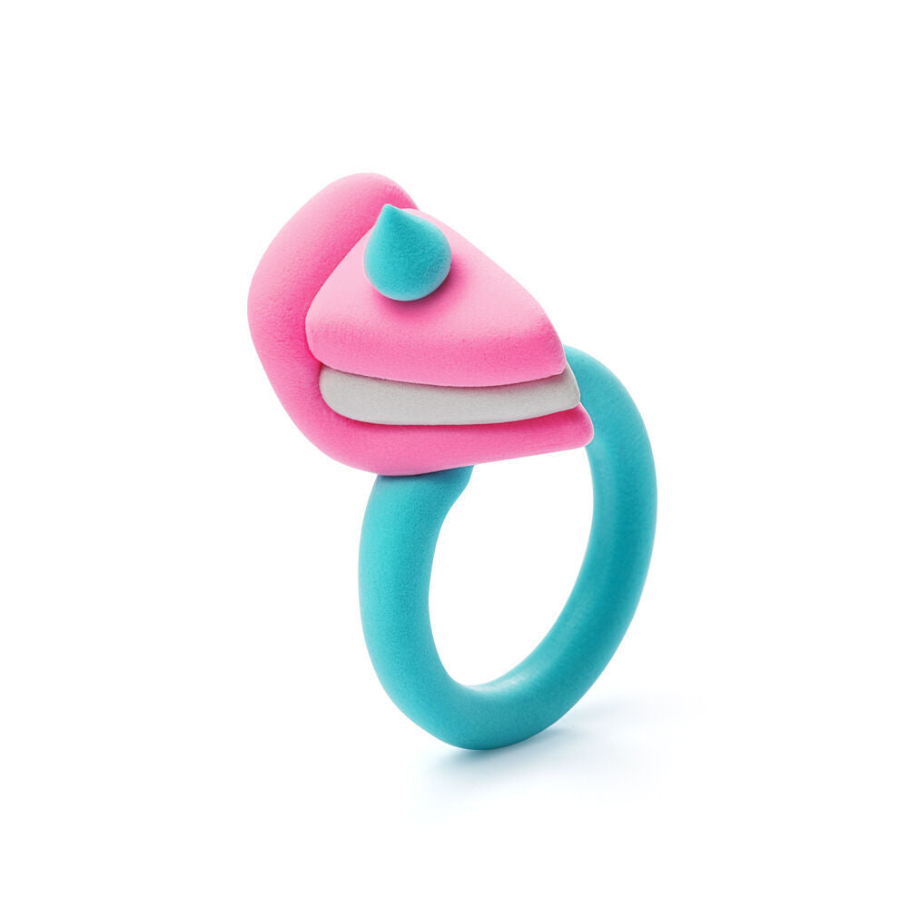Hey Clay Bijou Sweet Rings Modelling Set w/6 Colours & 2 Tools 3y+ (6 Pack) — image 6