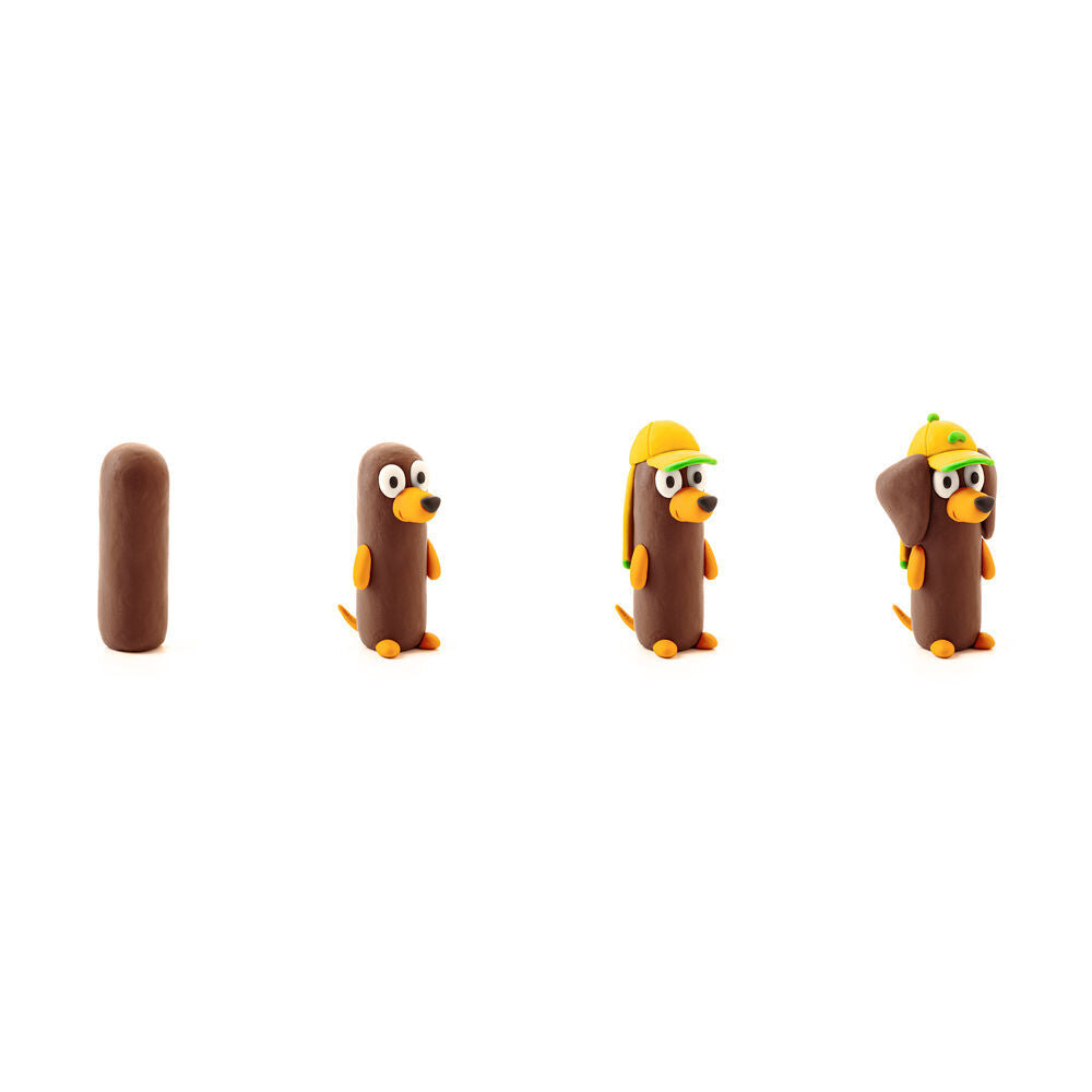 Hey Clay Bluey Character Kids Modelling Clay Sets 5 Colours Rusty Snickers Bingo — image 9