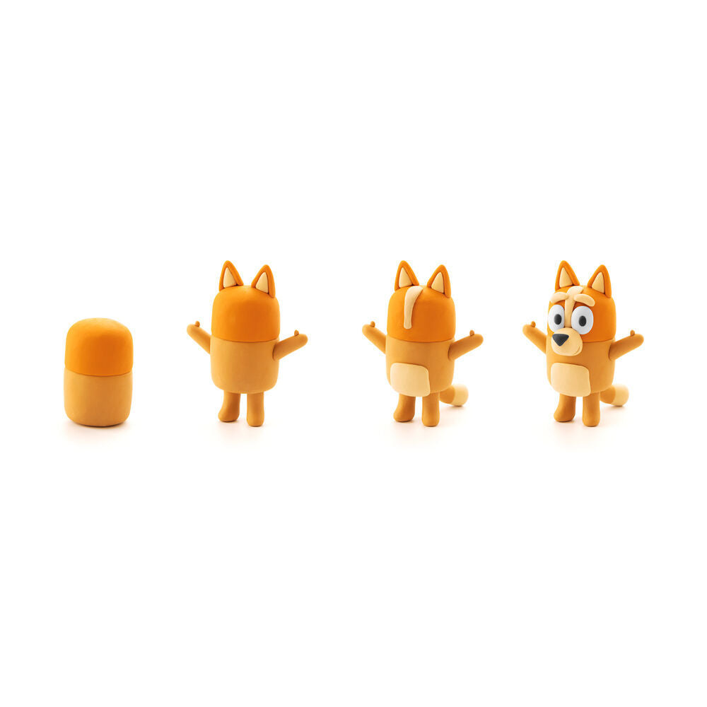 Hey Clay Bluey Single Character Kids Modelling Clay Set 5 Colour Bingo (2 Pack) — image 5