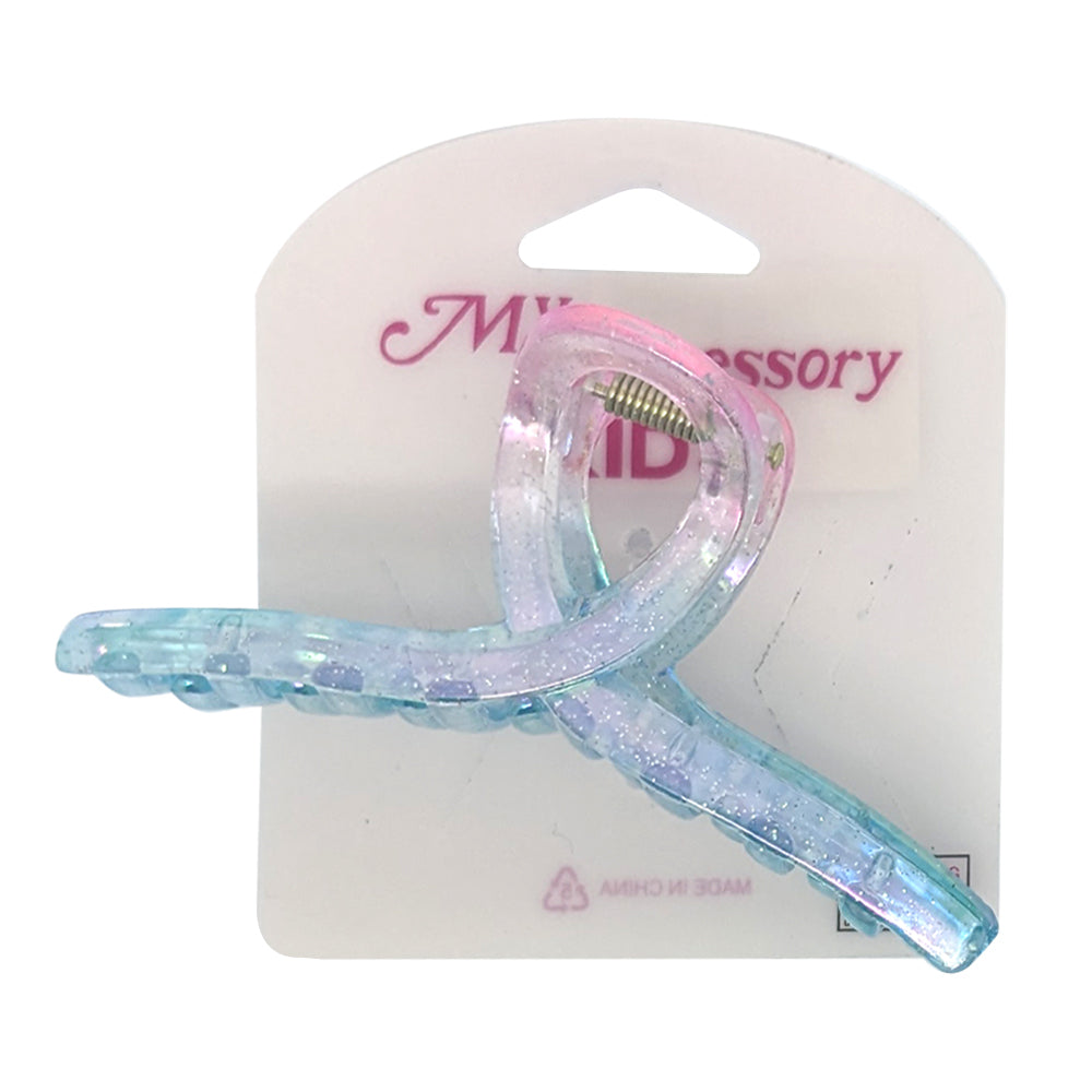 MY Accessory Melrose Hair Styling Claw Clip Iridescent Glitter Assorted 11cm