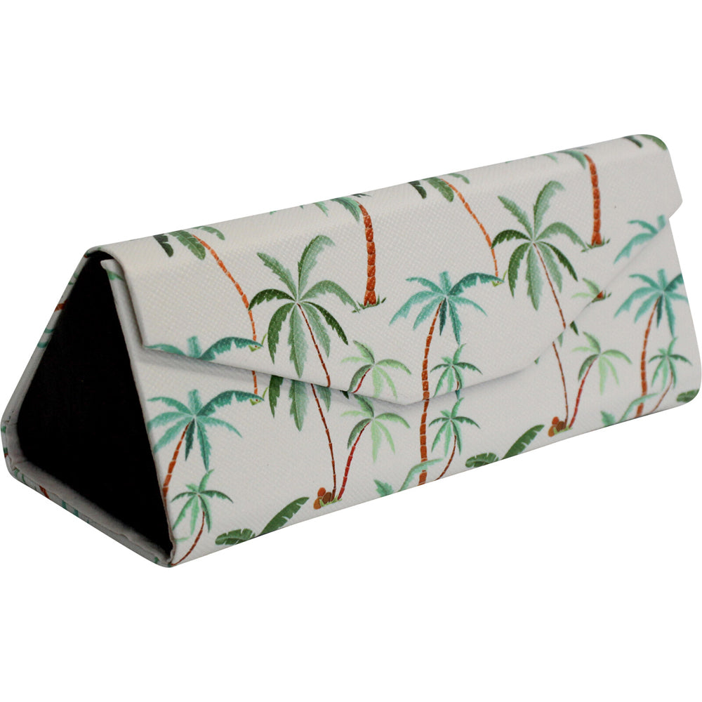 LVD Green Palms PU/Cardboard 16cm Case Sunglasses Storage Box Triangle (2 Pack) — image 2