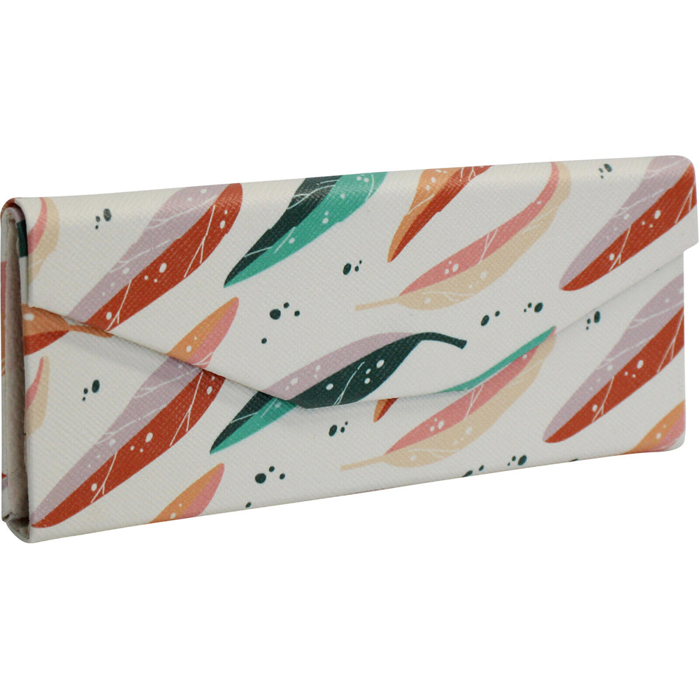 LVD Gum Leaves PU/Cardboard 16cm Case Sunglasses Storage Box Triangle — image 2