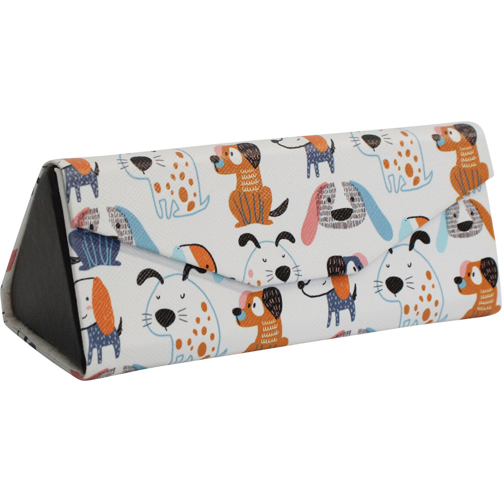 LVD Puppy School PU/Cardboard 16cm Case Sunglasses Storage Box Triangle (2 Pack) — image 2