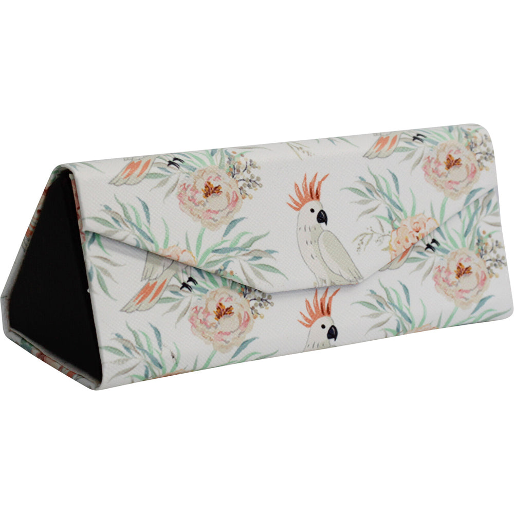 LVD Cockatoos PU/Cardboard 16cm Eye-Glasses Case Sunglasses Storage Box Triangle