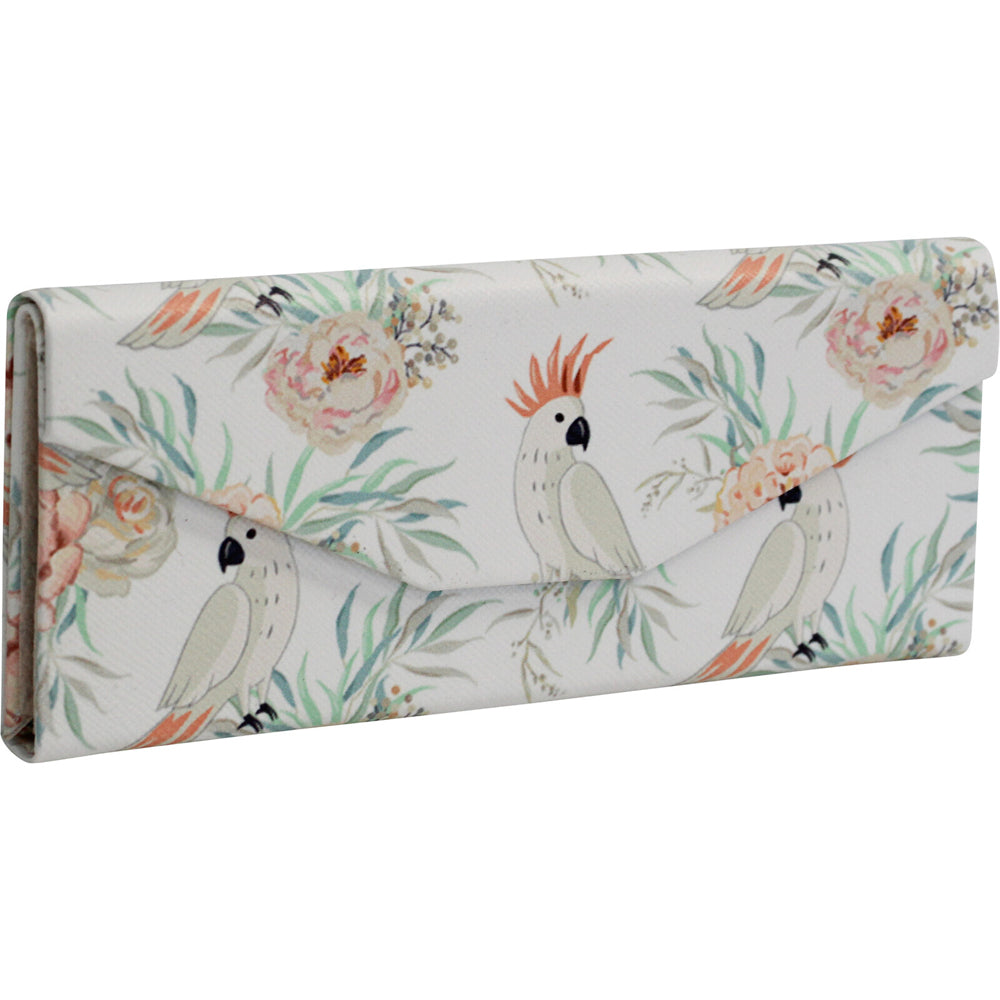 LVD Cockatoos PU/Cardboard 16cm Eye-Glasses Case Sunglasses Storage Box Triangle — image 2