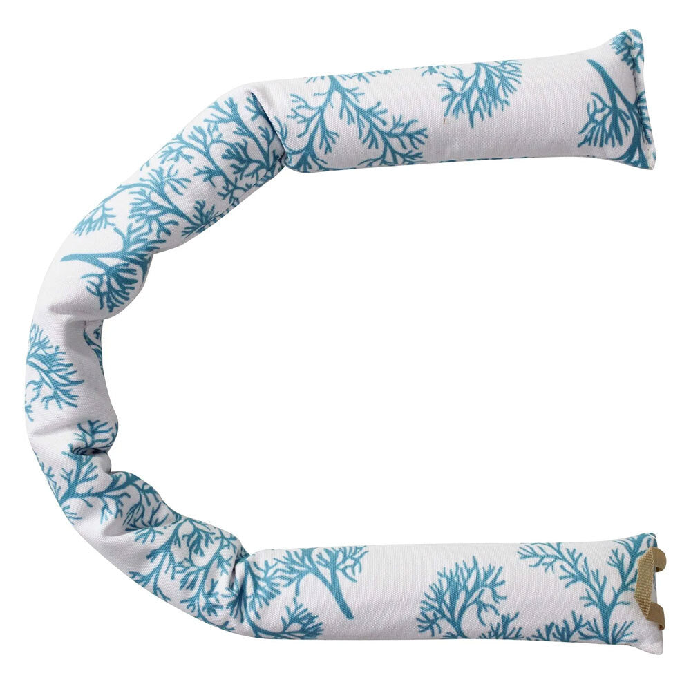 LVD Draught 90cm Door Stopper Wind Blocker Weight Holder Cotton/Sand Filled Reef 2