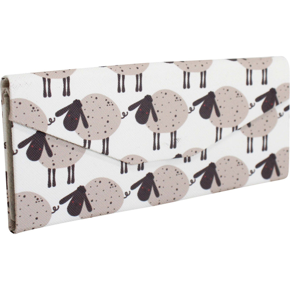 LVD Sheep PU/Cardboard 16cm Eye-Glasses Case Sunglasses Storage Box Triangle — image 2