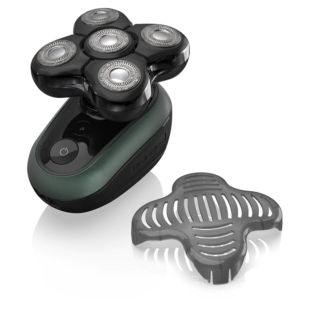 Remington Black/Green HC7500AU RX7 Compact Ultimate Head Hair Shaver Trimmer — image 2