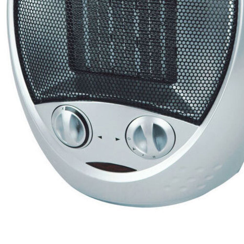 Heller HCFH1577A 1500W Portable Ceramic Upright Fan Heater /Desk/Floor/Silver — image 2