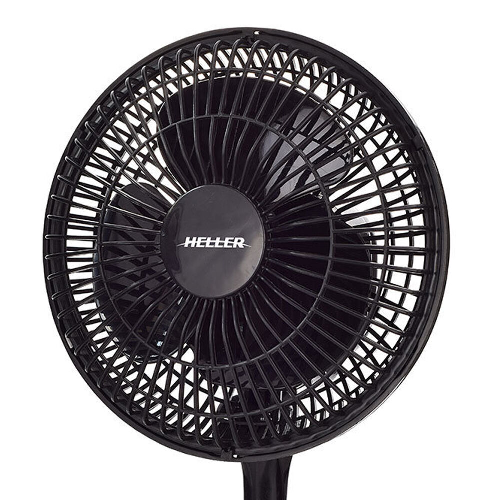 Heller 15cm Desk/Clip 15W 2 Speed Fan/Tilt/Air Cooling/Cooler Black — image 2
