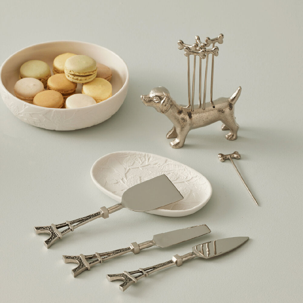 Pilbeam Living Dachshund Cocktail Picks Aluminium Decor Silver 13cm (6 Pieces) — image 3
