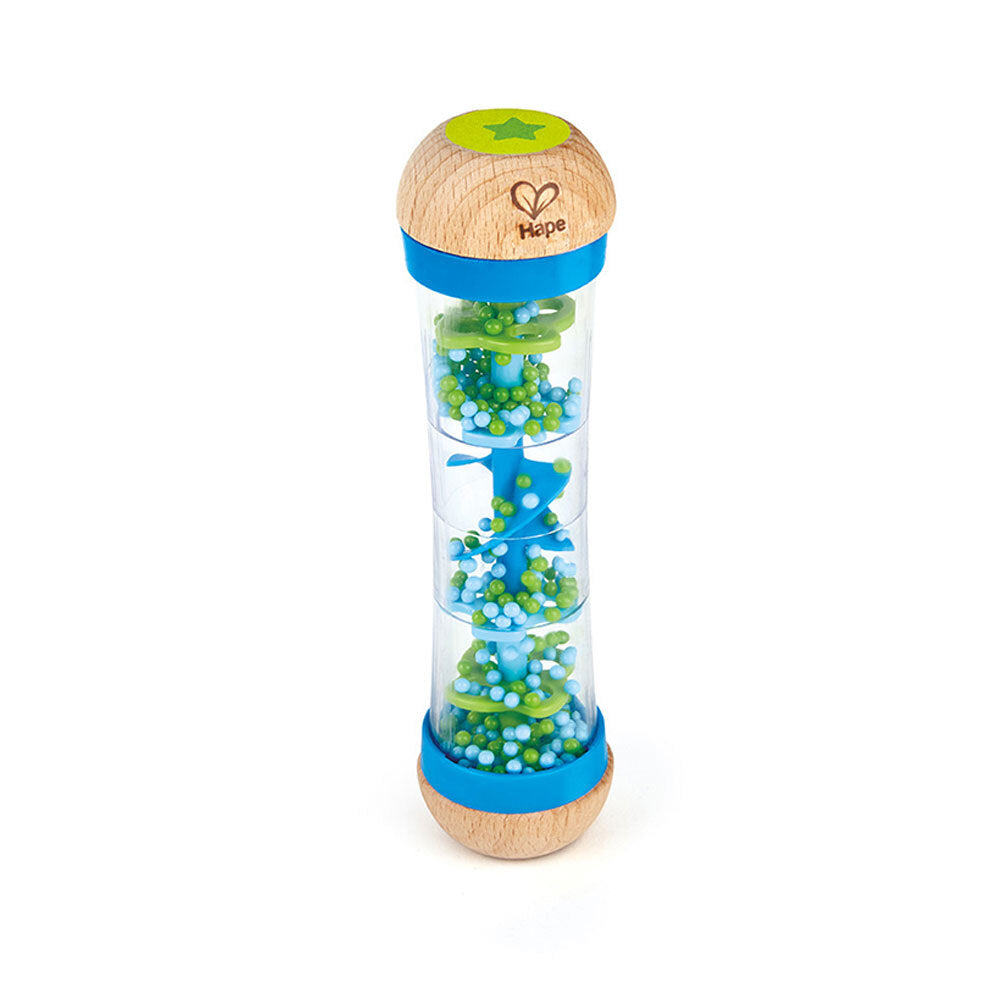 Hape Beaded Raindrops Infant/Baby 20cm Rattle Educational/Activity Toy 0m+ — Blue