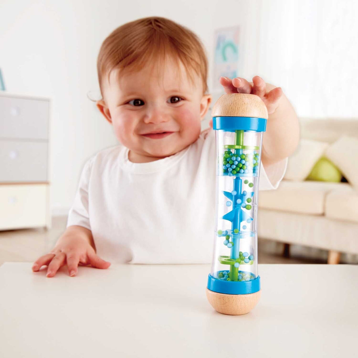 Hape Beaded Raindrops Infant/Baby 20cm Rattle Educational/Activity Toy 0m+ — image 4
