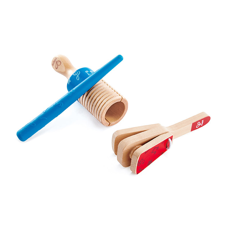 Hape Percussion Duo Fun Learning Music/Sounds Activity Kids/Toddler Toy 12m+